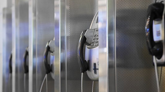 selective focus photograph of IP crank telephone thumbnail