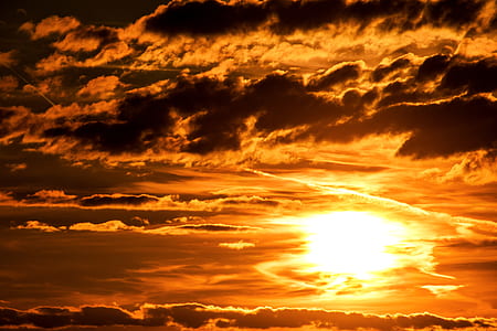 silhouette photography of clouds thumbnail