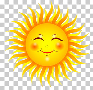 Smile Sunlight , the sun, sun illustration PNG clipart