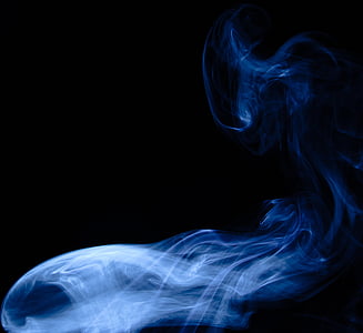 blue smoke digital wallpaper thumbnail