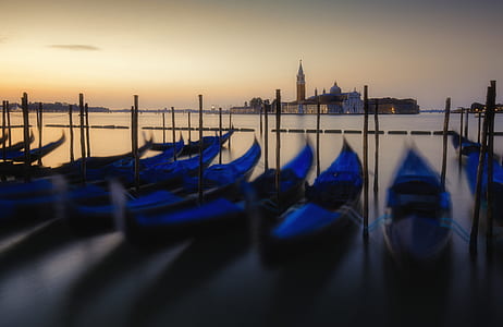 time lapse photography of boats thumbnail