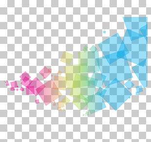 Geometry, Colorful squares, assorted-color illustration PNG clipart