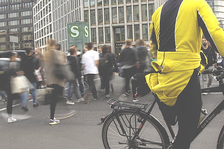 people walking on street near building thumbnail