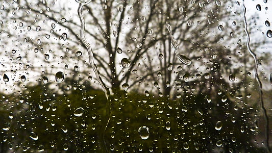 water drops on clear surface thumbnail