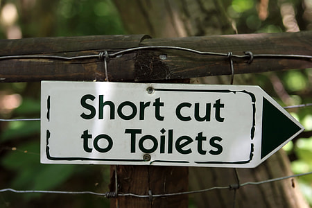 Short cut to Toilets signag e thumbnail