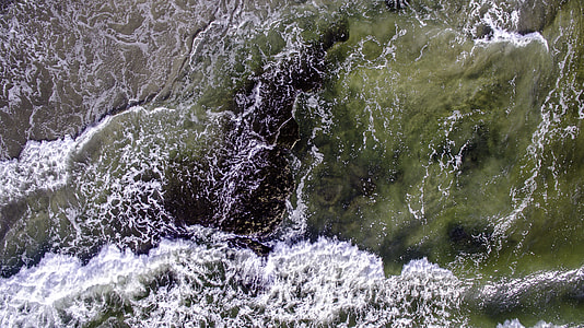 aerial photo of body of water thumbnail