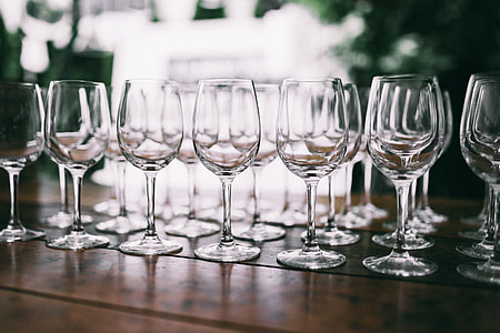 Empty wine glasses thumbnail