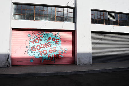 pink metal roll-top gate thumbnail