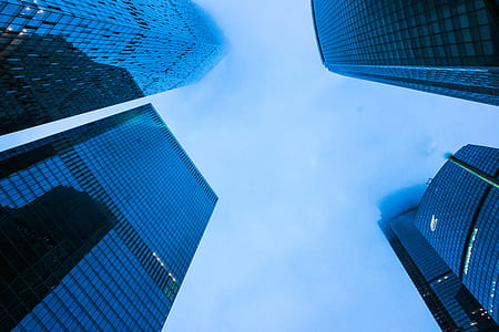 sky, skyline, buildings, construction thumbnail