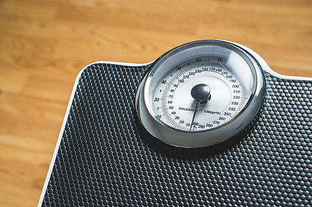 white and black weighting scale thumbnail
