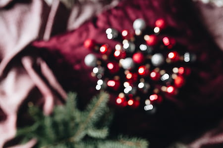 Burgundy Christmas Decorations thumbnail