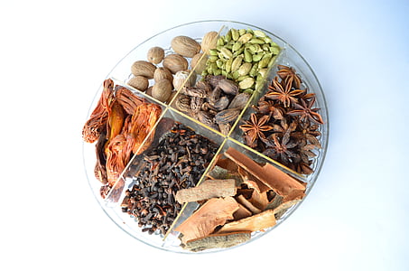 assorted spices on glass plate thumbnail