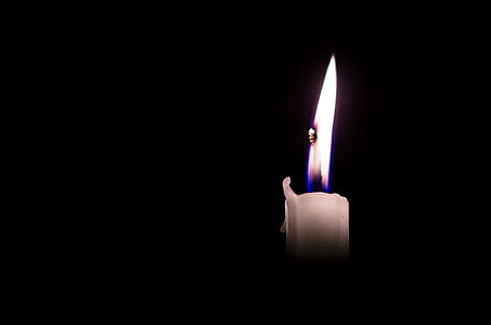 white lighted candle thumbnail