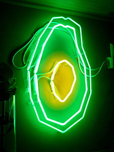green neon light on wall thumbnail