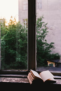 opened book beside window thumbnail
