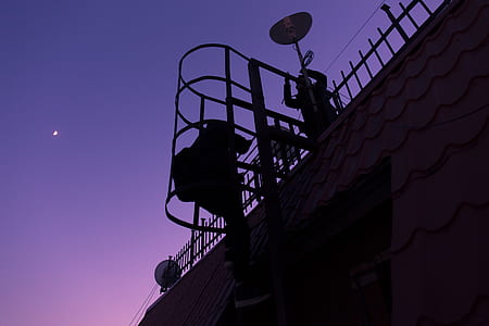 silhouette of man climbing on ladder thumbnail