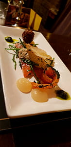 Dish On White Ceramic Plate thumbnail