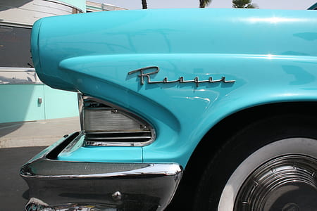 blue vintage car thumbnail