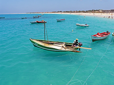 man riding boat on body of water thumbnail