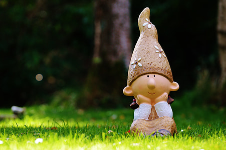 selective focus photography of gnome figurine thumbnail