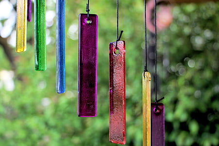 macro photography of assorted hanging decorations thumbnail