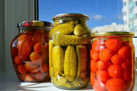 three fruits on jars thumbnail