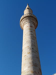 low angle photography of gray concrete tower during daytime thumbnail