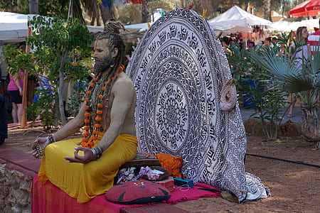 man meditating on the ground thumbnail
