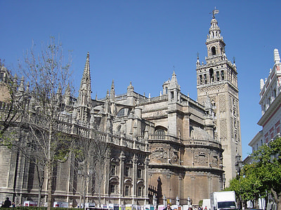 General view from the Plaza del Triunfo Seville, Spain thumbnail