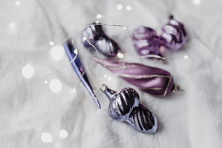 Pantone Ultra Violet Christmas Ornaments thumbnail