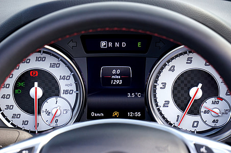 gray framed vehicle instrument cluster panel thumbnail