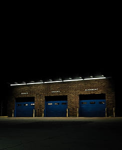 photo of brown and blue building thumbnail
