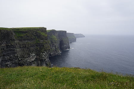 cliff under cloudy sky thumbnail