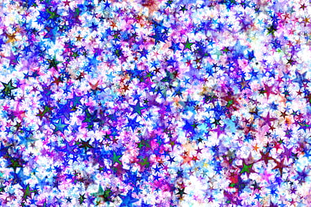 photo of purple, white, and blue star illustration thumbnail