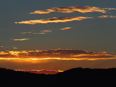 sunset, cloud, silhouette, orange thumbnail