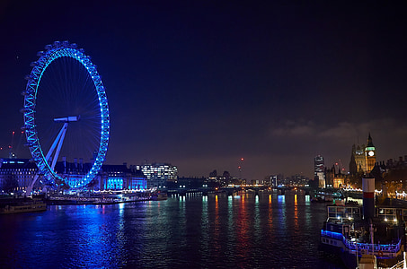 photography of London's eye during nighttime thumbnail
