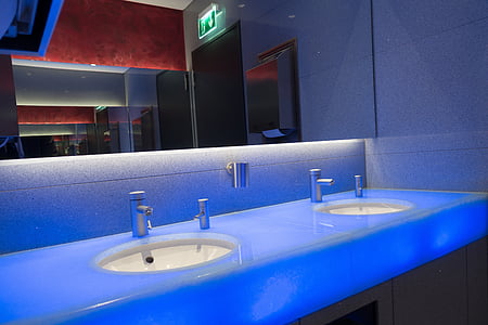 white ceramic sink with faucet thumbnail
