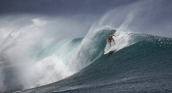 time lapse photograph of surfer thumbnail