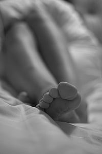 selective focus photo of person's foot thumbnail