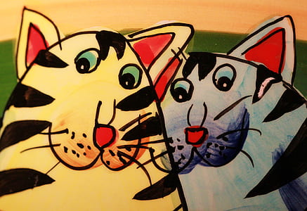 two animal paintings thumbnail