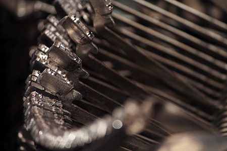 macro photo of typewriter part thumbnail