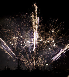 yellow fireworks display thumbnail