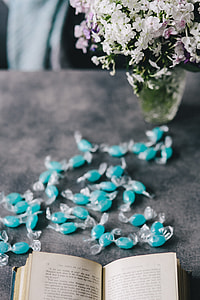 Book and blue candy thumbnail