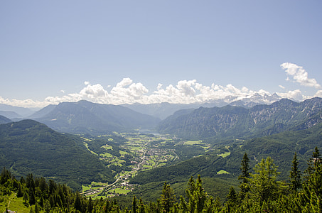 bird's eyeview photo of mountain peak during daytime thumbnail