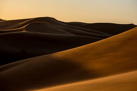 sand dunes at daytime thumbnail