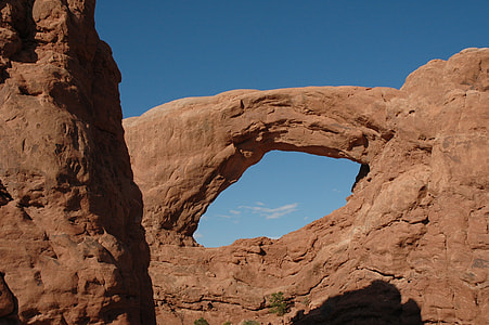 brown rock mountain under blue sky thumbnail