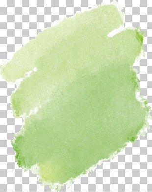 Green Watercolor painting Paintbrush, Green watercolor graffiti, close-up photo of green part PNG clipart