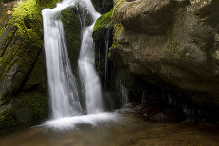 time lapse photography of waterfalls thumbnail