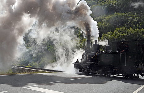 black steam locomotive thumbnail