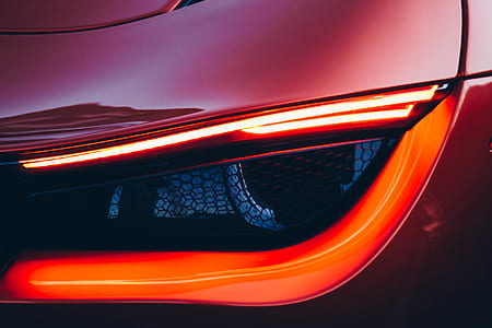 closeup photography of vehicle headlight thumbnail